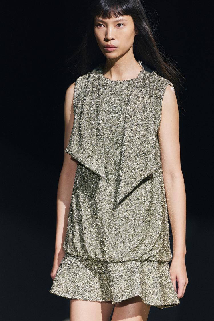 ROBE À SEQUINS SANS TURBAN COLLECTION ZW