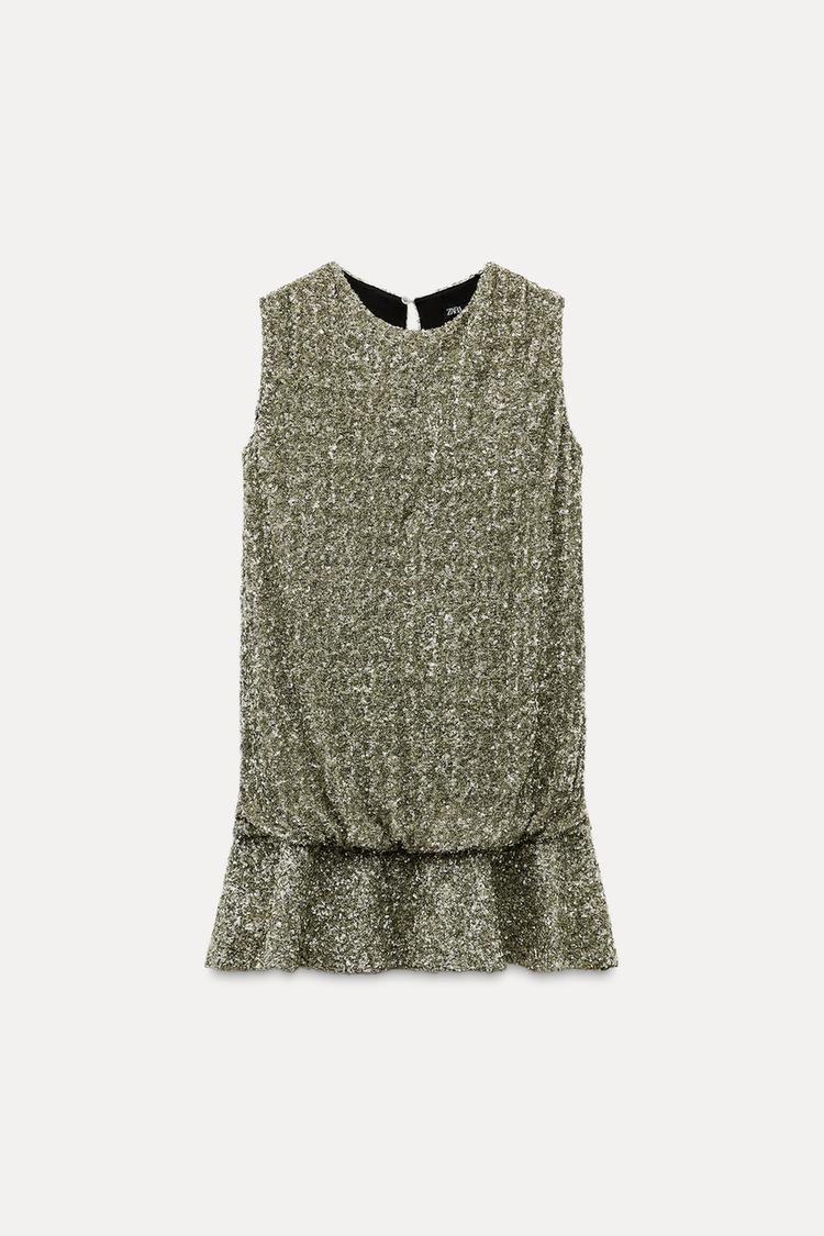ROBE À SEQUINS SANS TURBAN COLLECTION ZW