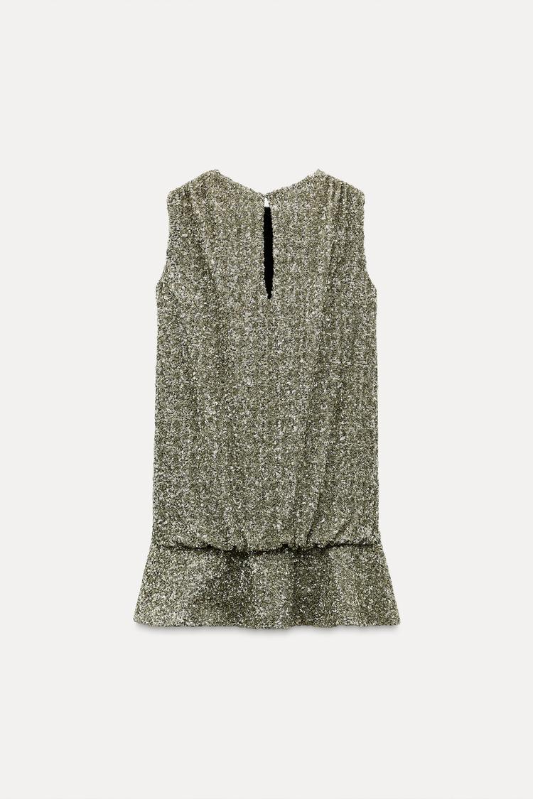 ROBE À SEQUINS SANS TURBAN COLLECTION ZW