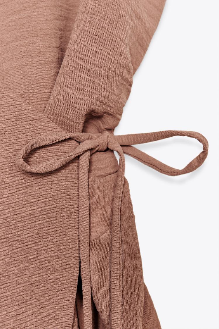 TOP GILET FLUIDE CROISÉ