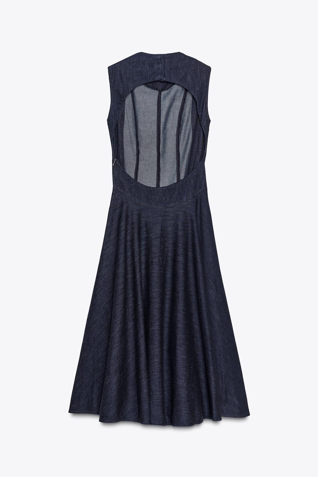 ROBE MIDI EN DENIM ZW COLLECTION