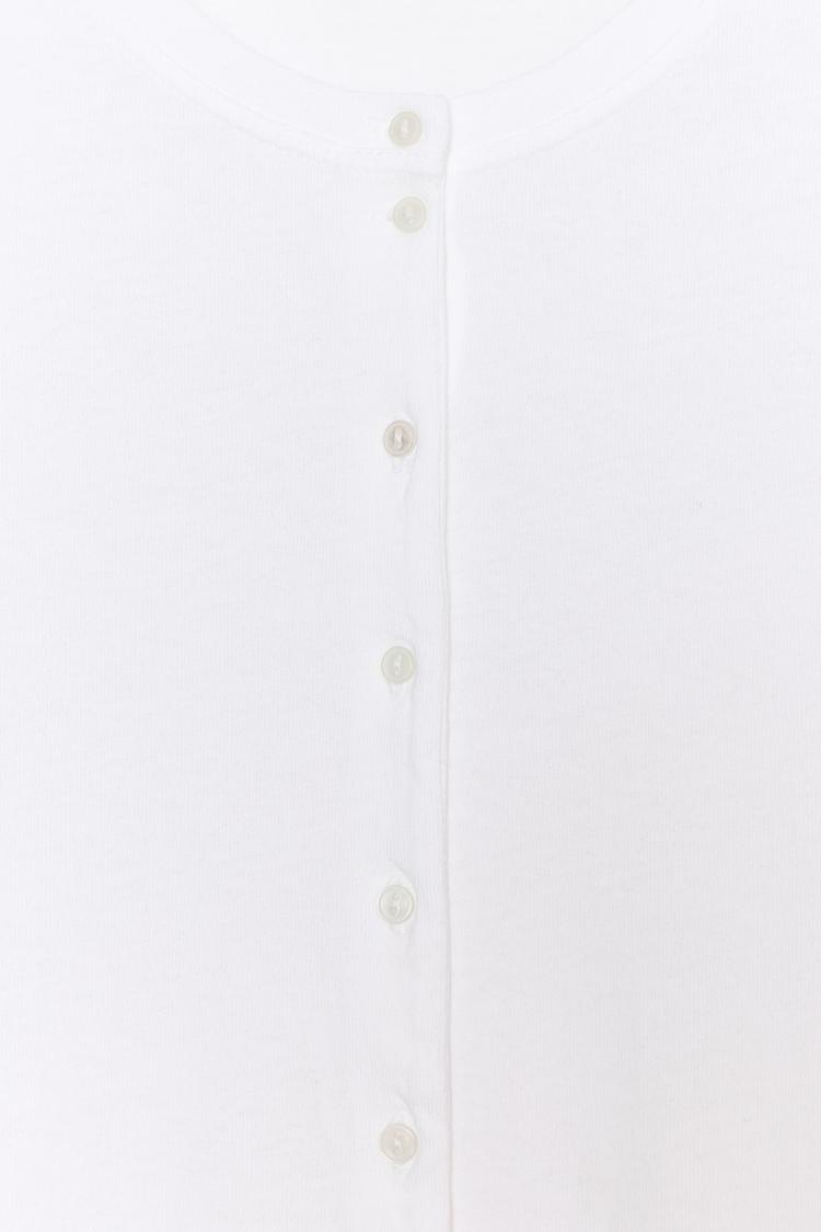 T-SHIRT 100% COTON BOUTONS