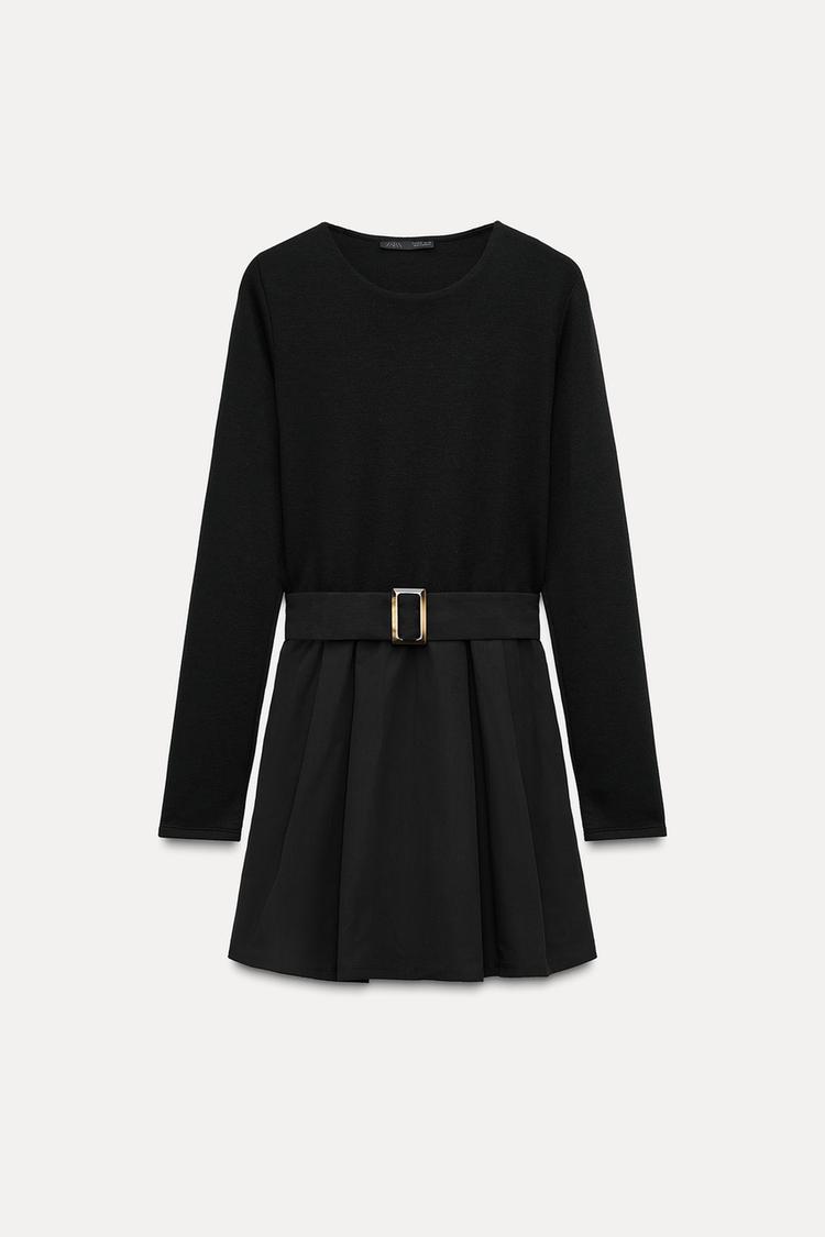 ROBE BIMATIÈRE AVEC CEINTURE