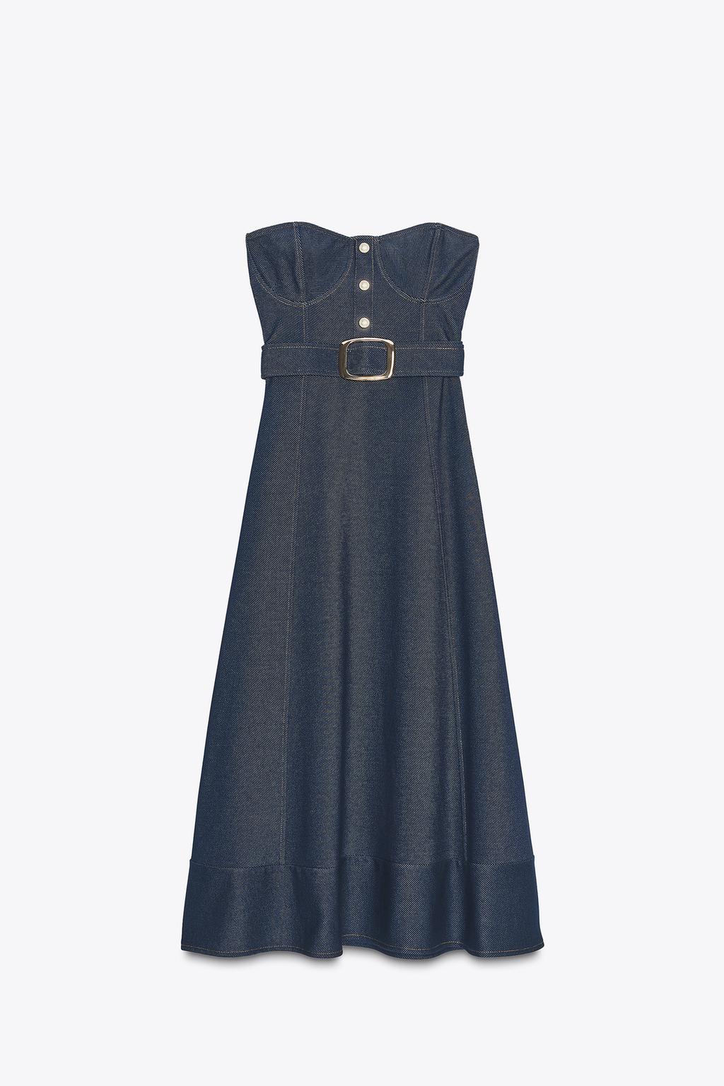 ROBE BUSTIER CEINTURE