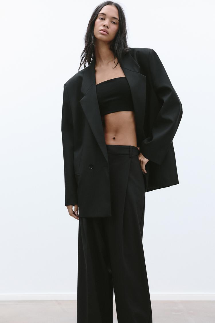 VESTE À BOUTONNAGE CROISÉ