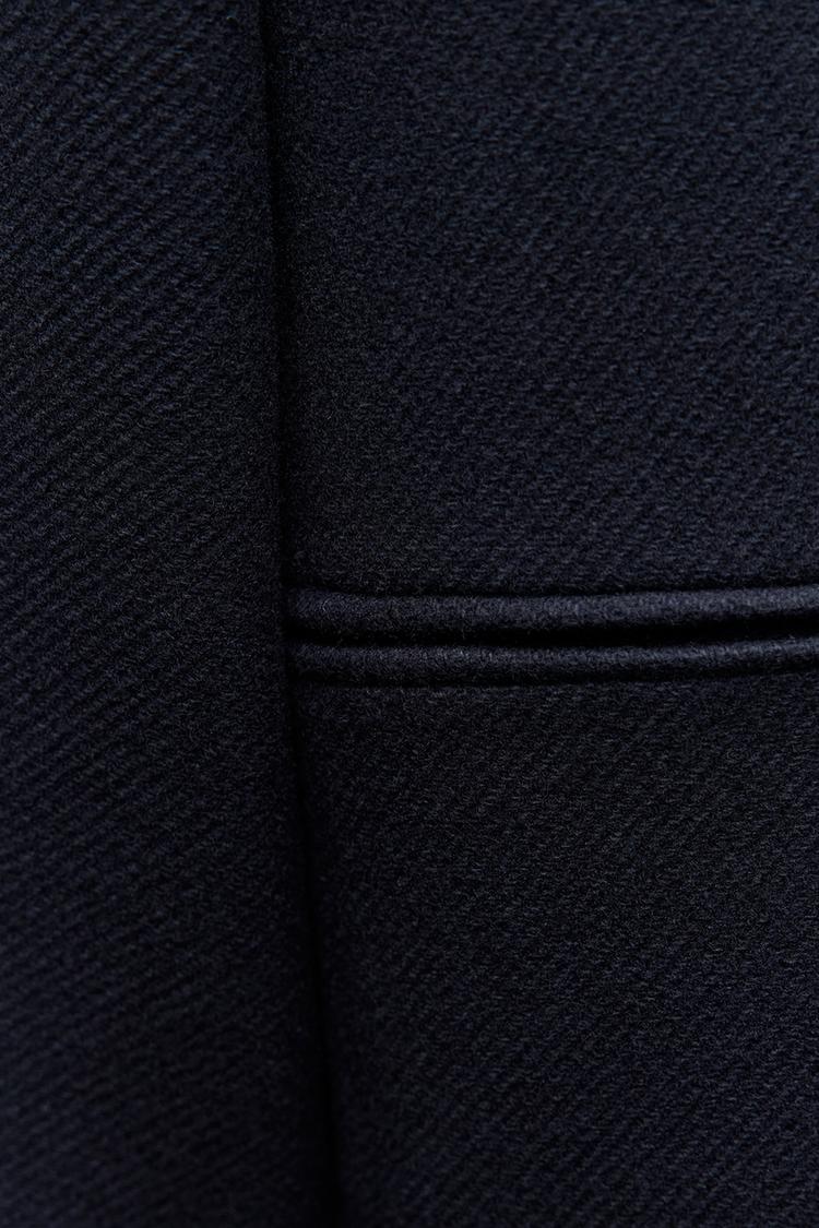 MANTEAU CROISÉ EN MÉLANGE DE LAINE ZW COLLECTION