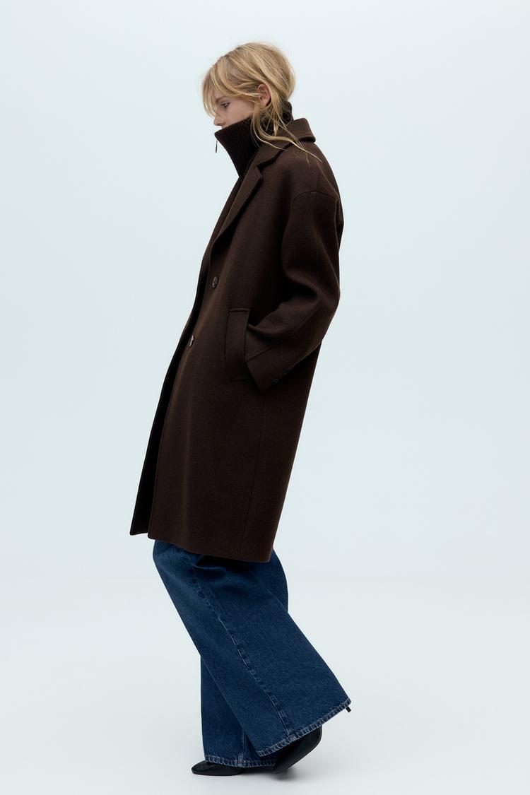 OVERSIZED COAT WITH WOOL