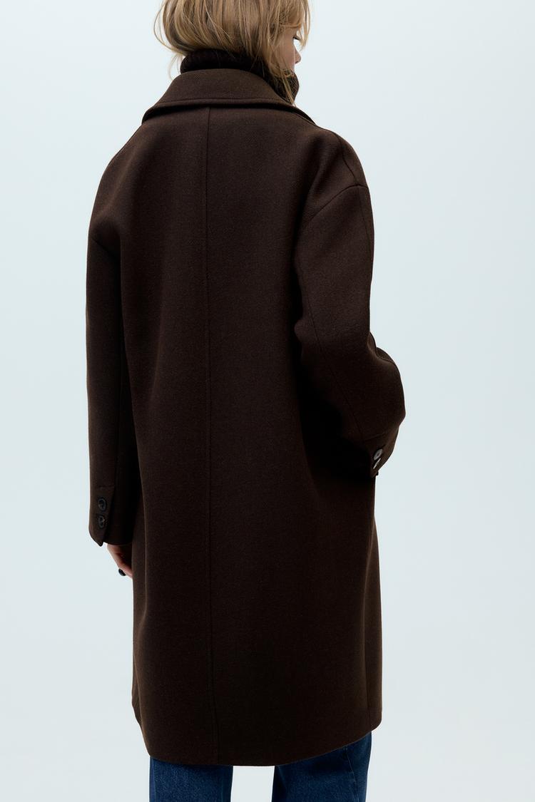 OVERSIZED COAT WITH WOOL