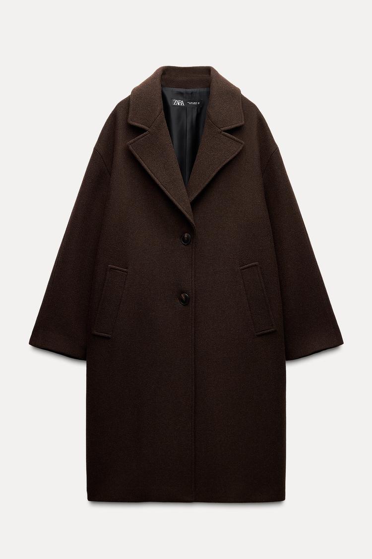OVERSIZED COAT WITH WOOL