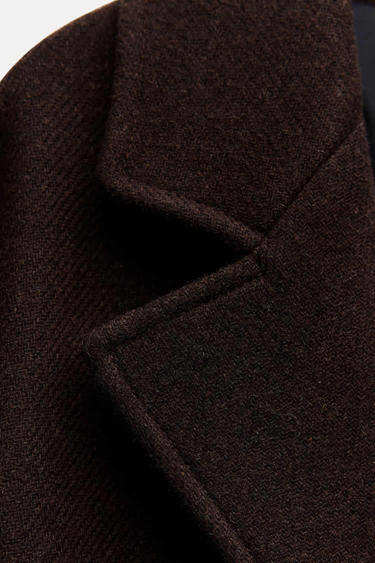 OVERSIZED COAT WITH WOOL
