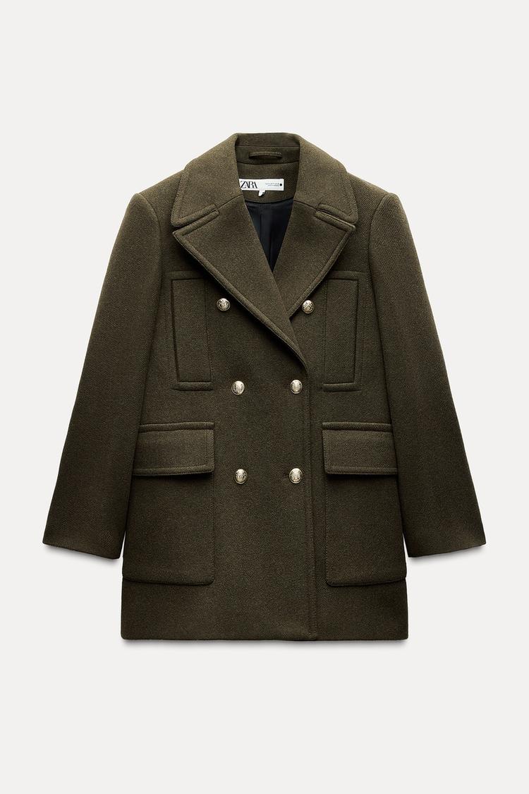 MANTEAU EN MÉLANGE DE LAINE ZW COLLECTION