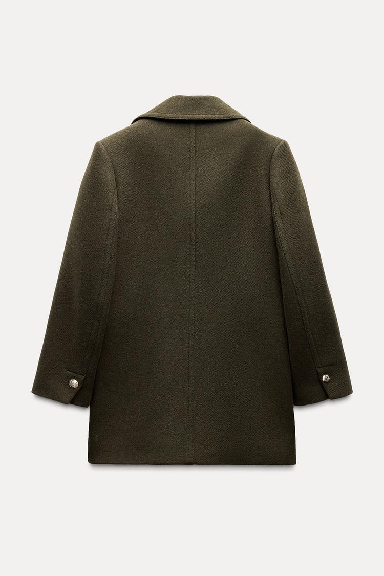 MANTEAU EN MÉLANGE DE LAINE ZW COLLECTION