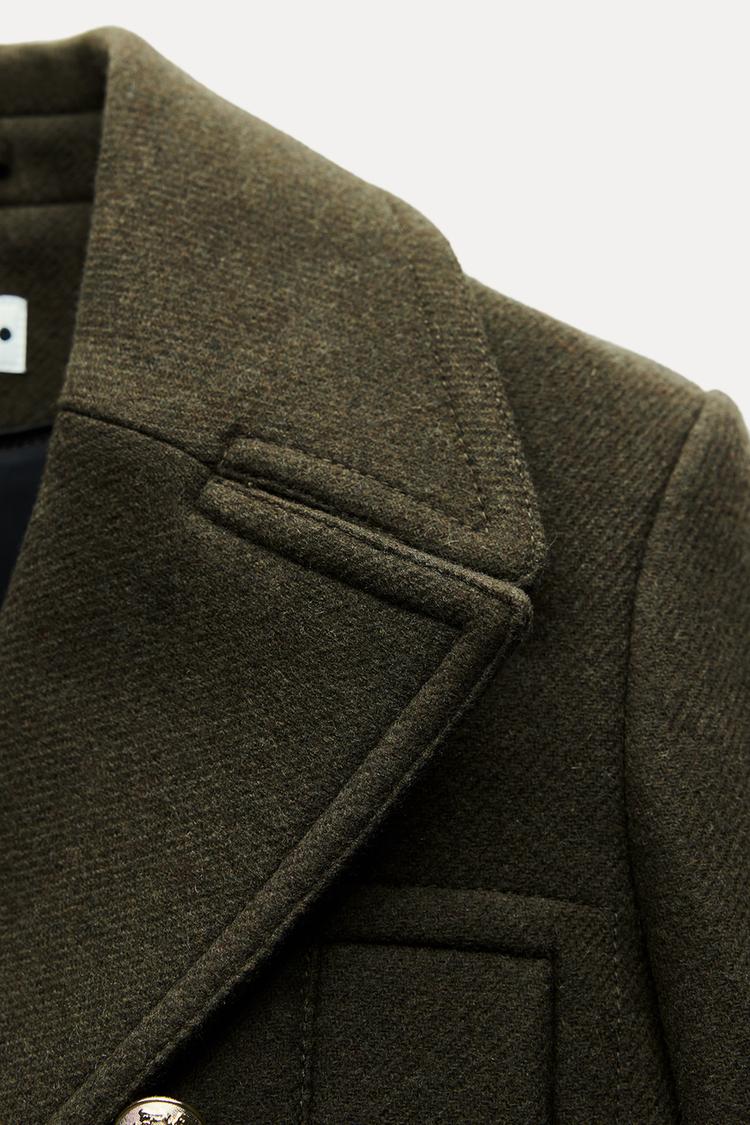 MANTEAU EN MÉLANGE DE LAINE ZW COLLECTION