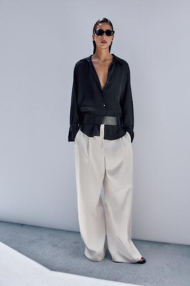 CHEMISE BASIQUE SATINÉE