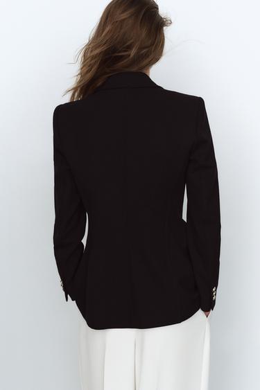 BLAZER AJUSTÉ AVEC ÉPAULETTES