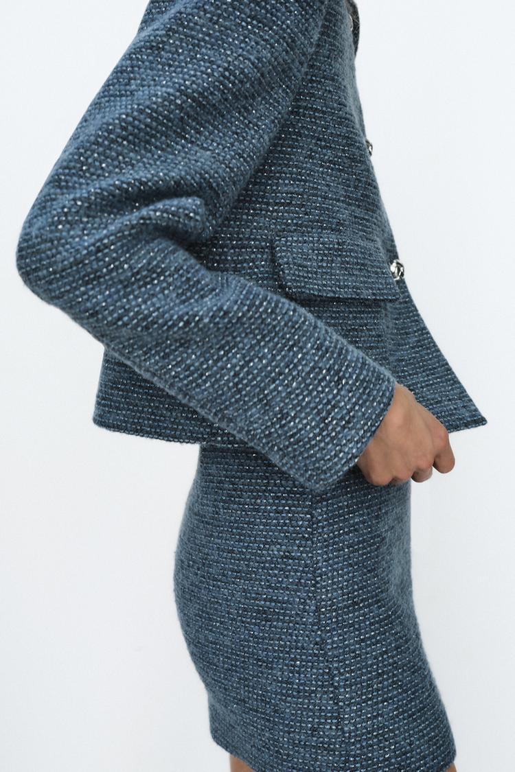 VESTE COURTE BOUCLÉE