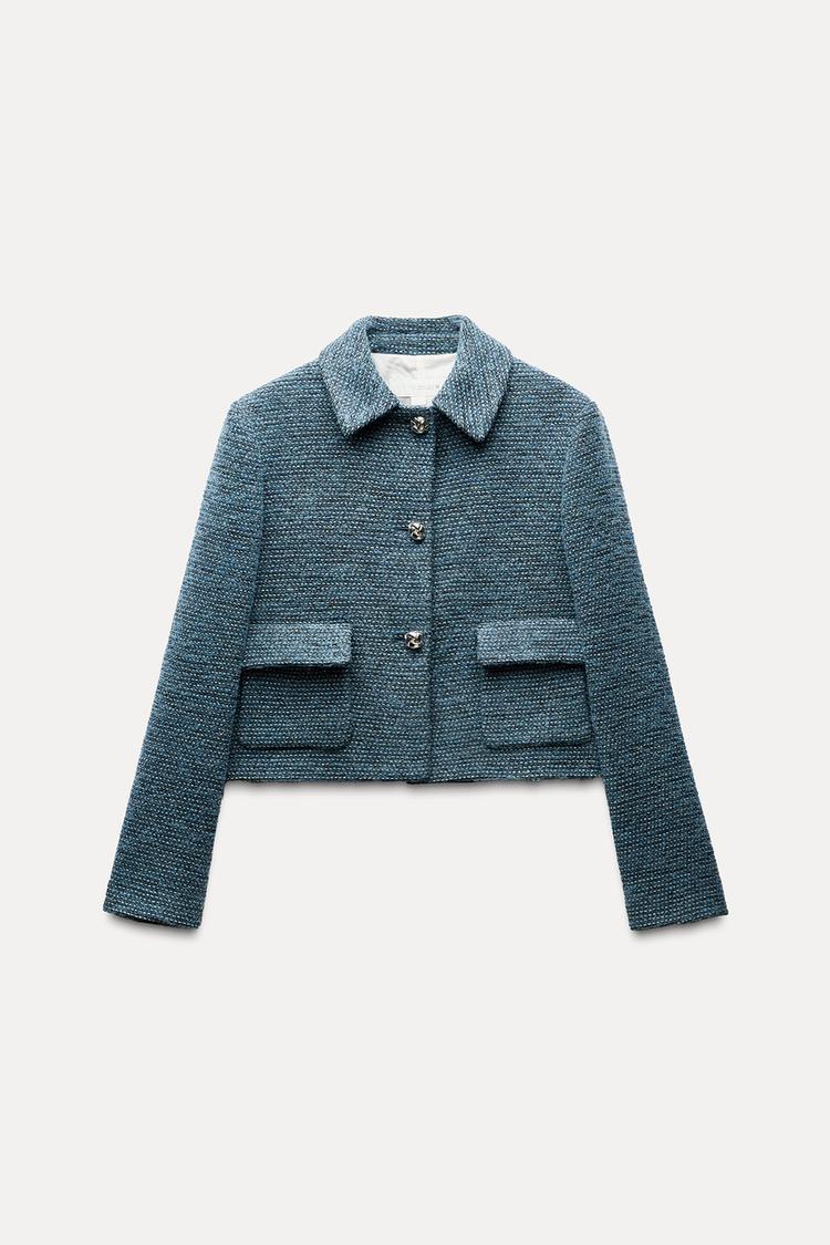 VESTE COURTE BOUCLÉE