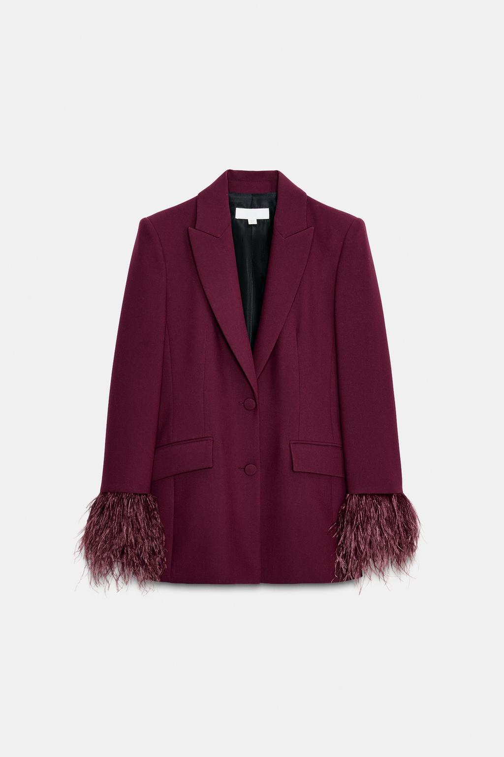 BLAZER PLUMES POIGNET | PANTALON DROIT