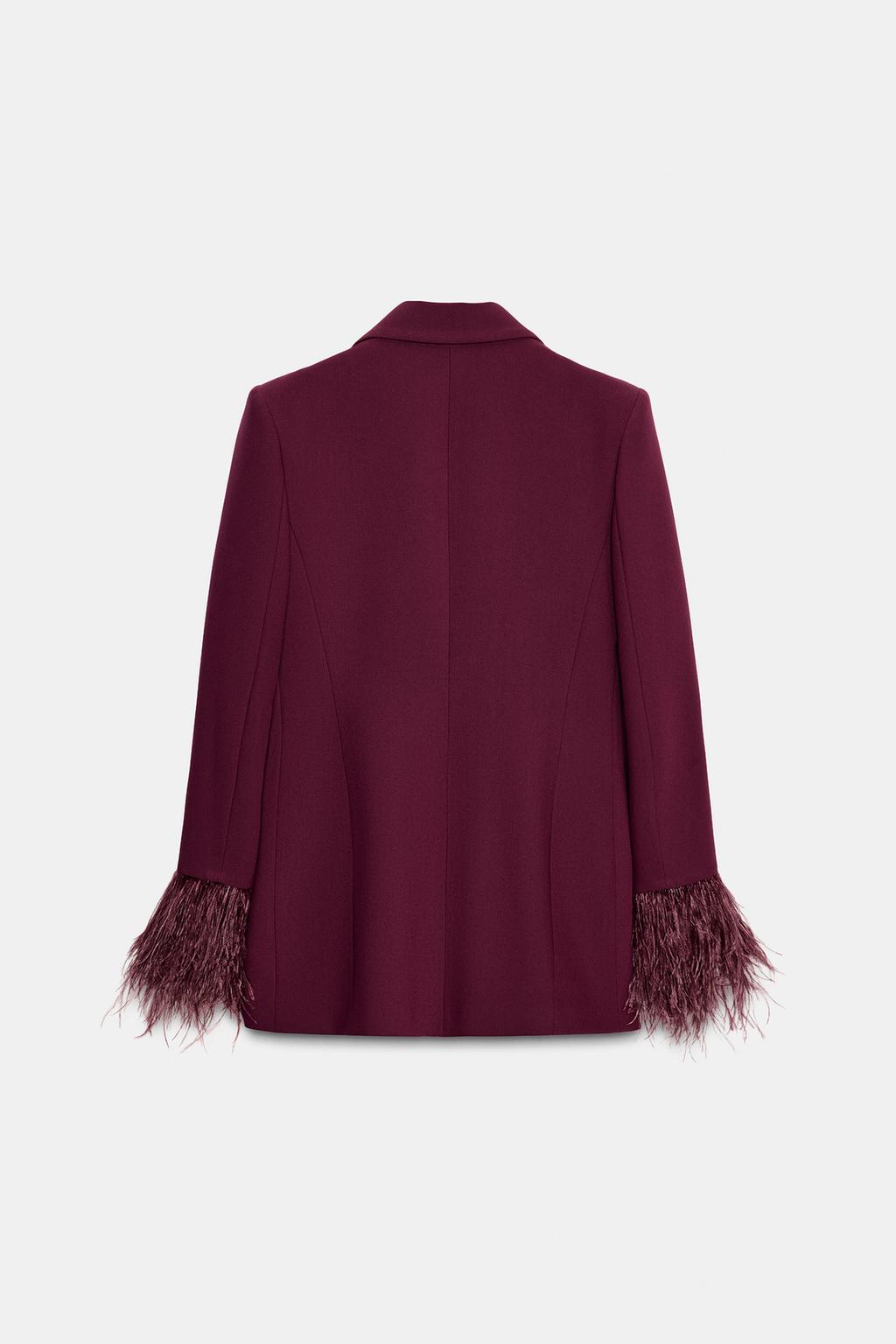 BLAZER PLUMES POIGNET | PANTALON DROIT