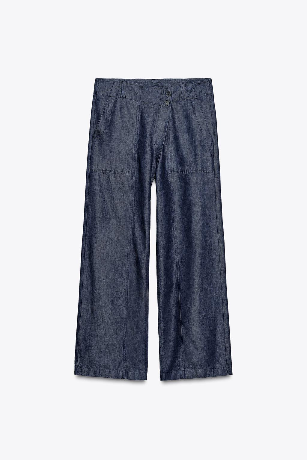 PANTALON CROISÉ EN DENIM ZW COLLECTION