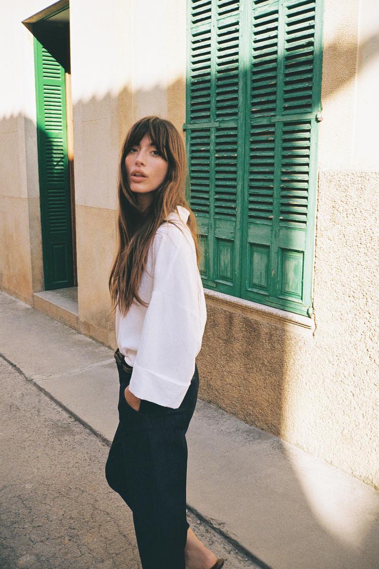 PANTALON Z1975 CHINO DENIM CEINTURE TRESSÉE