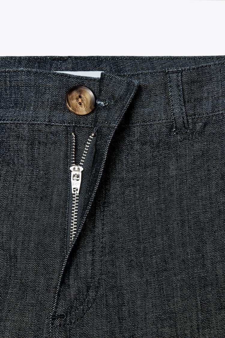 PANTALON Z1975 CHINO DENIM CEINTURE TRESSÉE