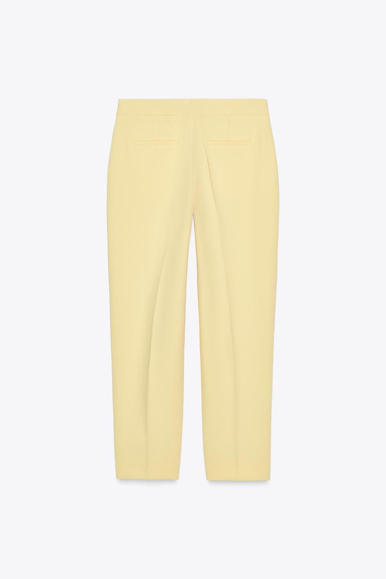 ENSEMBLE VESTE À BOUTONNAGE CROISÉ ET ÉPAULETTES | PANTALON 7/8 TAILLE HAUTE