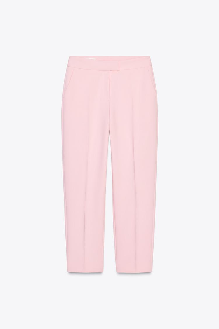 ENSEMBLE VESTE À BOUTONNAGE CROISÉ ET ÉPAULETTES | PANTALON 7/8 TAILLE HAUTE