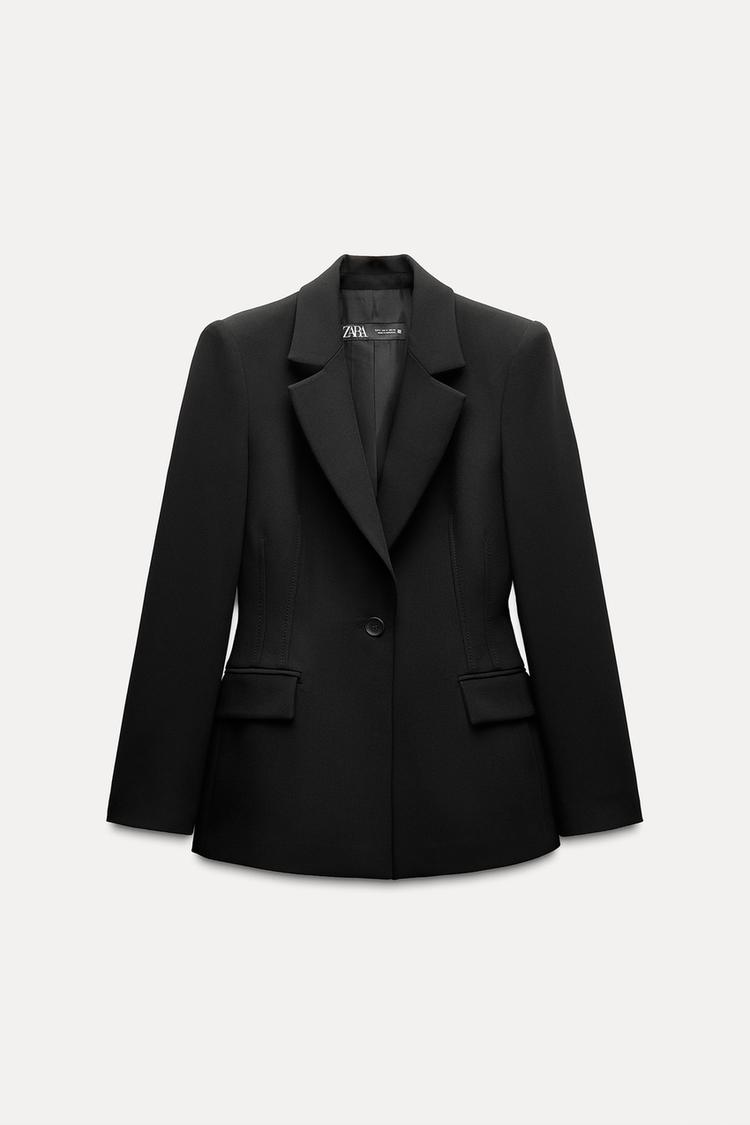 BLAZER AJUSTÉ AVEC ÉPAULETTES