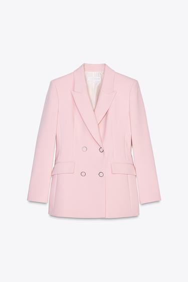 ENSEMBLE VESTE À BOUTONNAGE CROISÉ ET ÉPAULETTES | PANTALON 7/8 TAILLE HAUTE