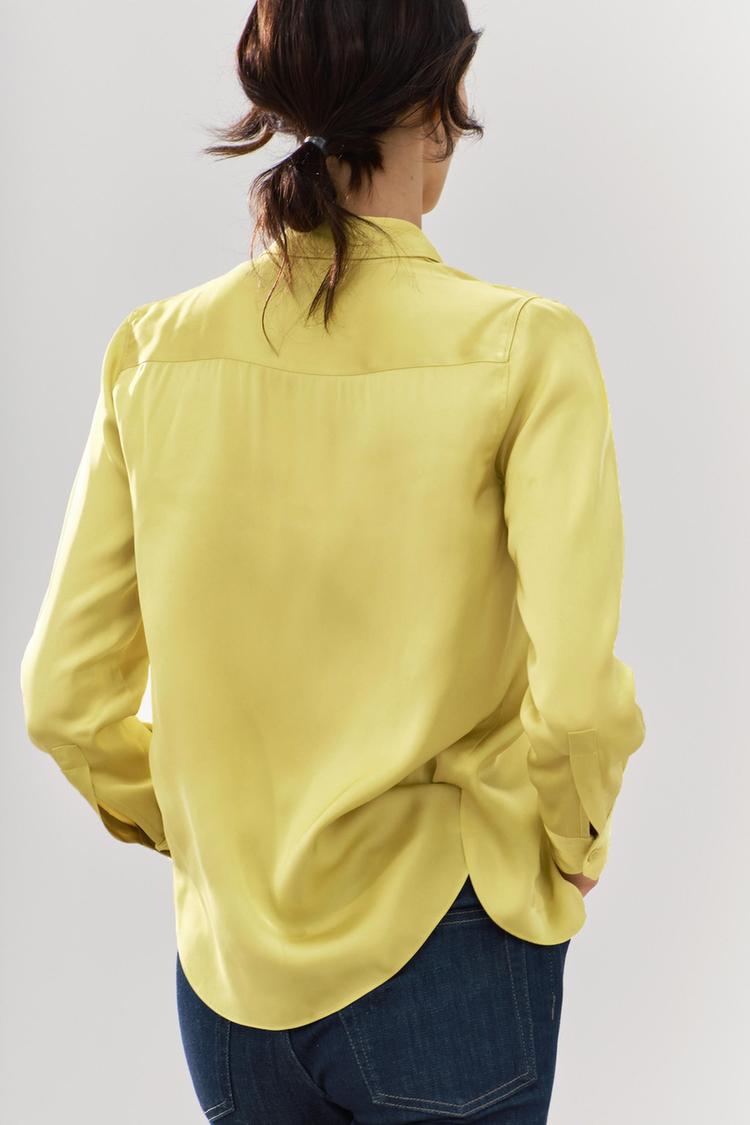 CHEMISE ÉTROITE EN VISCOSE