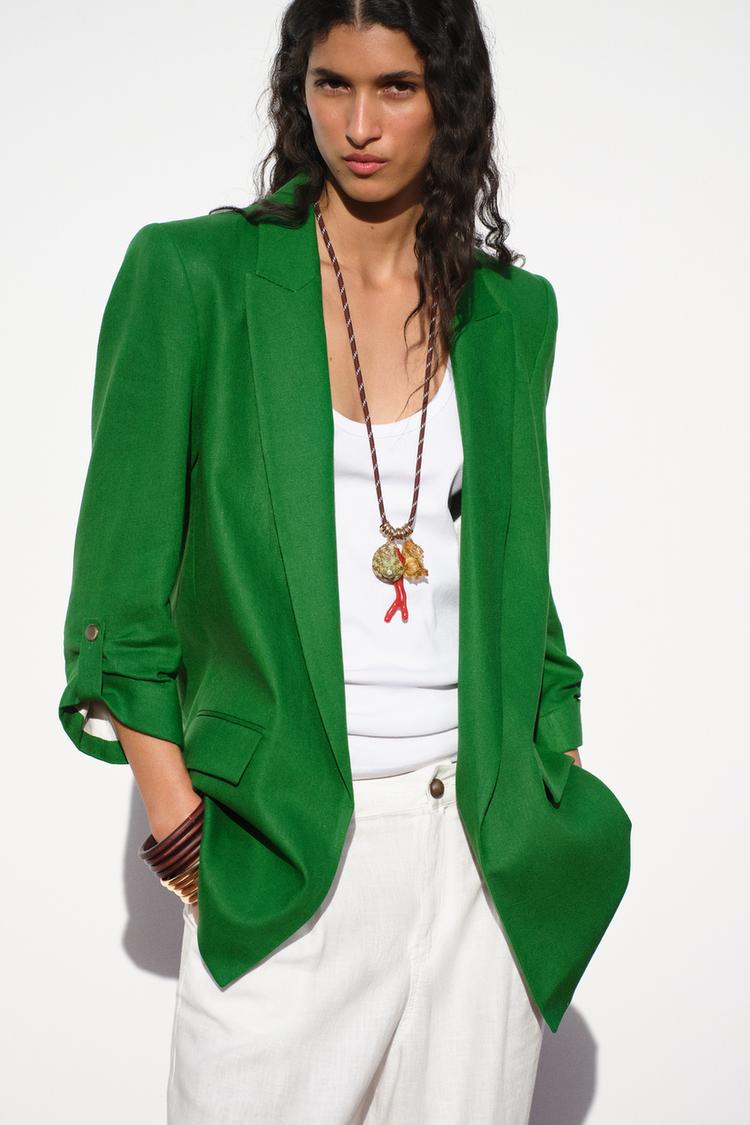 VESTE À MANCHES RETROUSSÉES