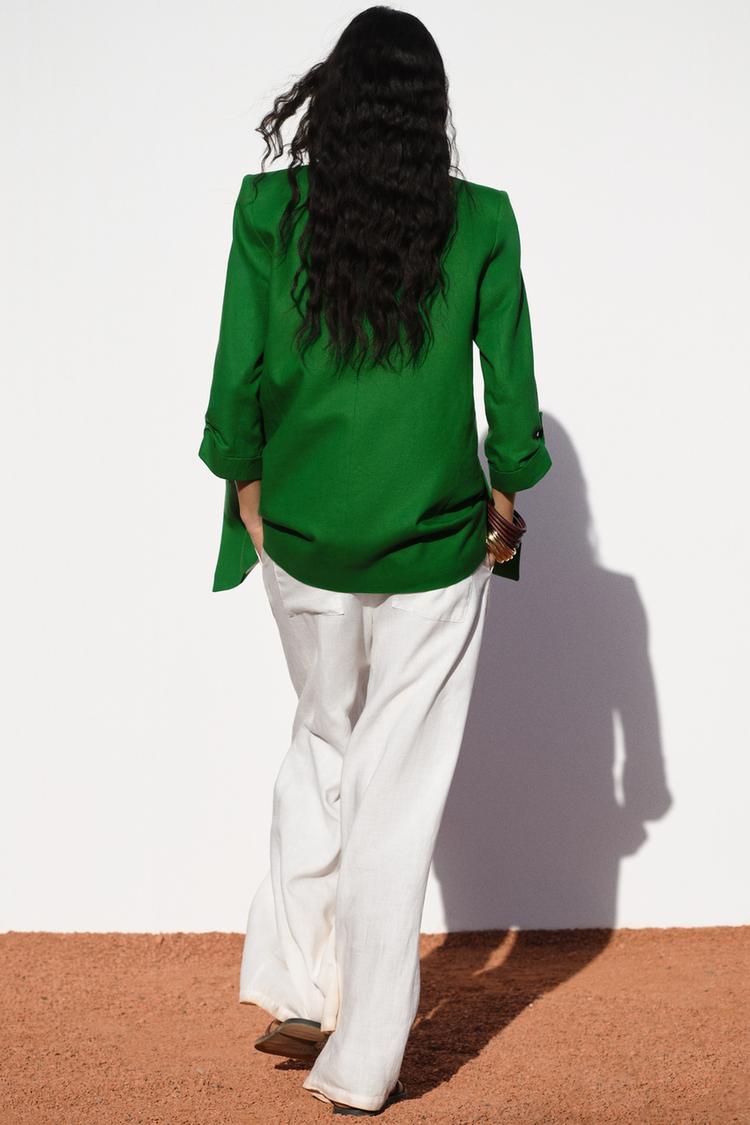 VESTE À MANCHES RETROUSSÉES