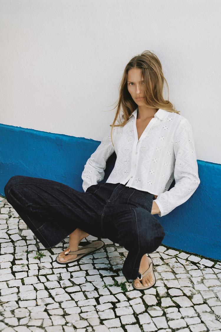 PANTALON BOOTCUT NERVURE