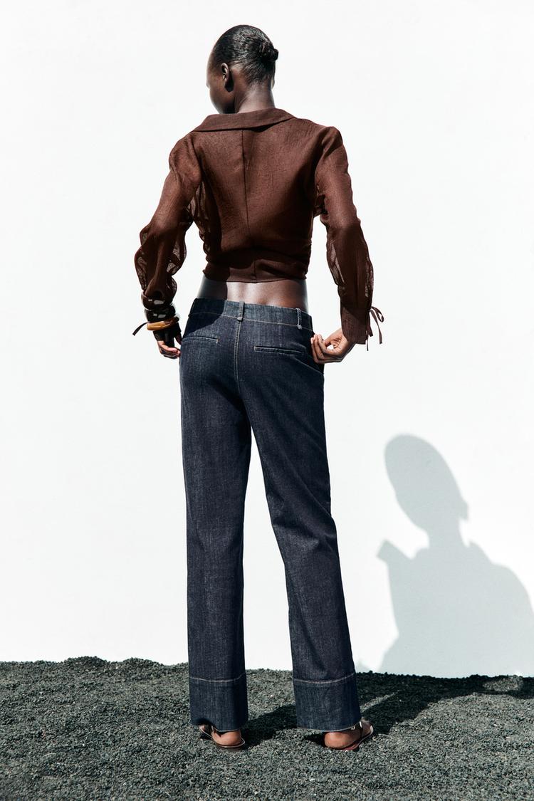 PANTALON BOOTCUT NERVURE