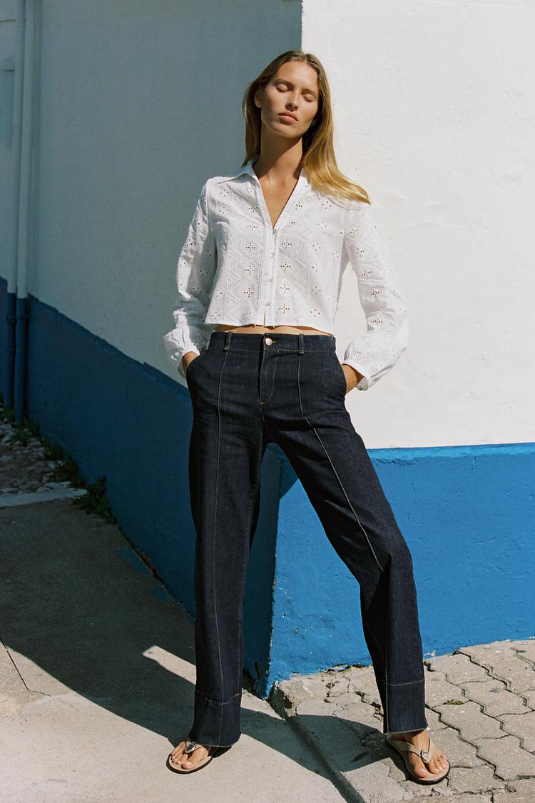 PANTALON BOOTCUT NERVURE