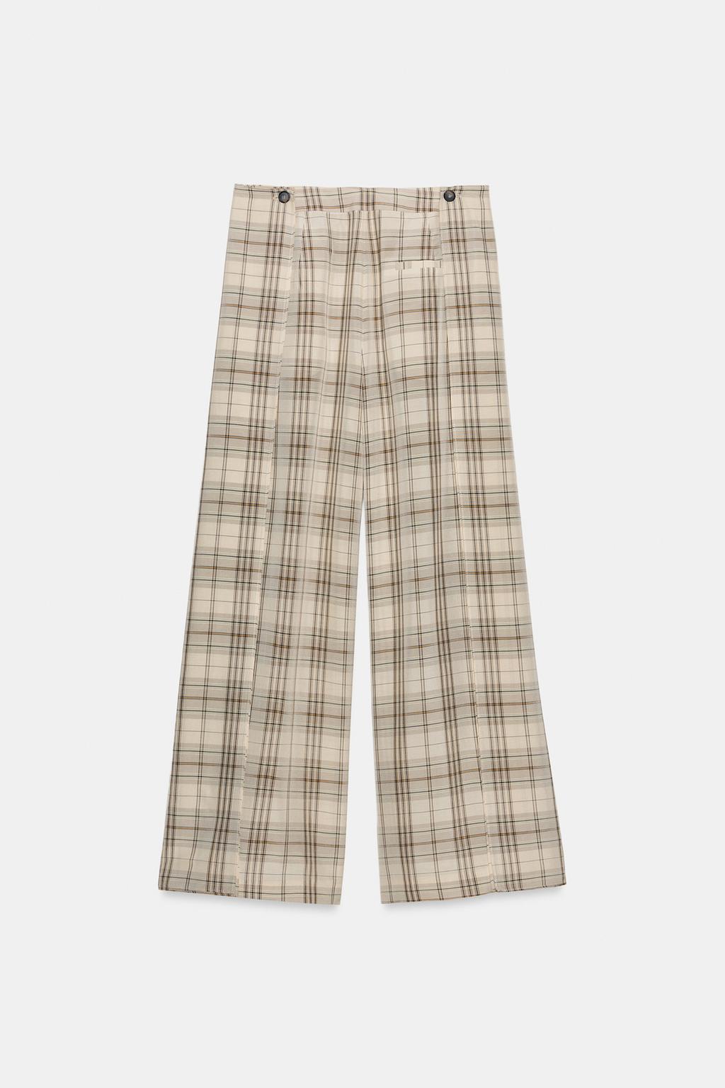 PANTALON À CARREAUX ZW COLLECTION