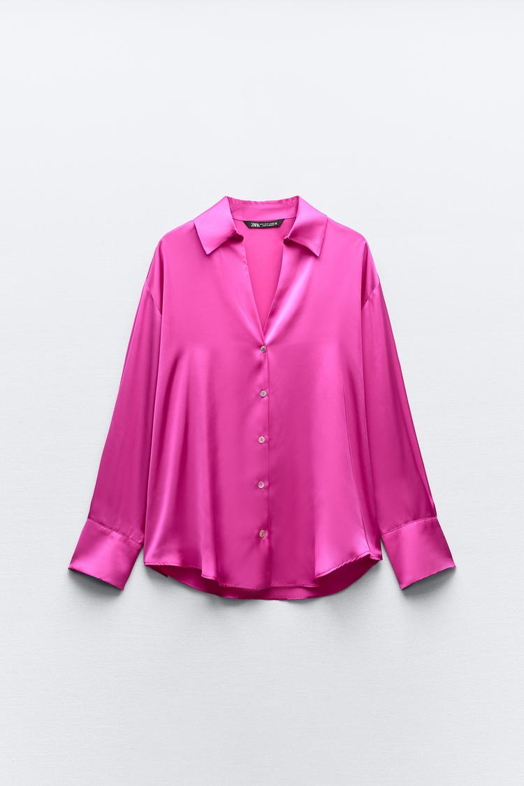 CHEMISE BASIQUE SATINÉE