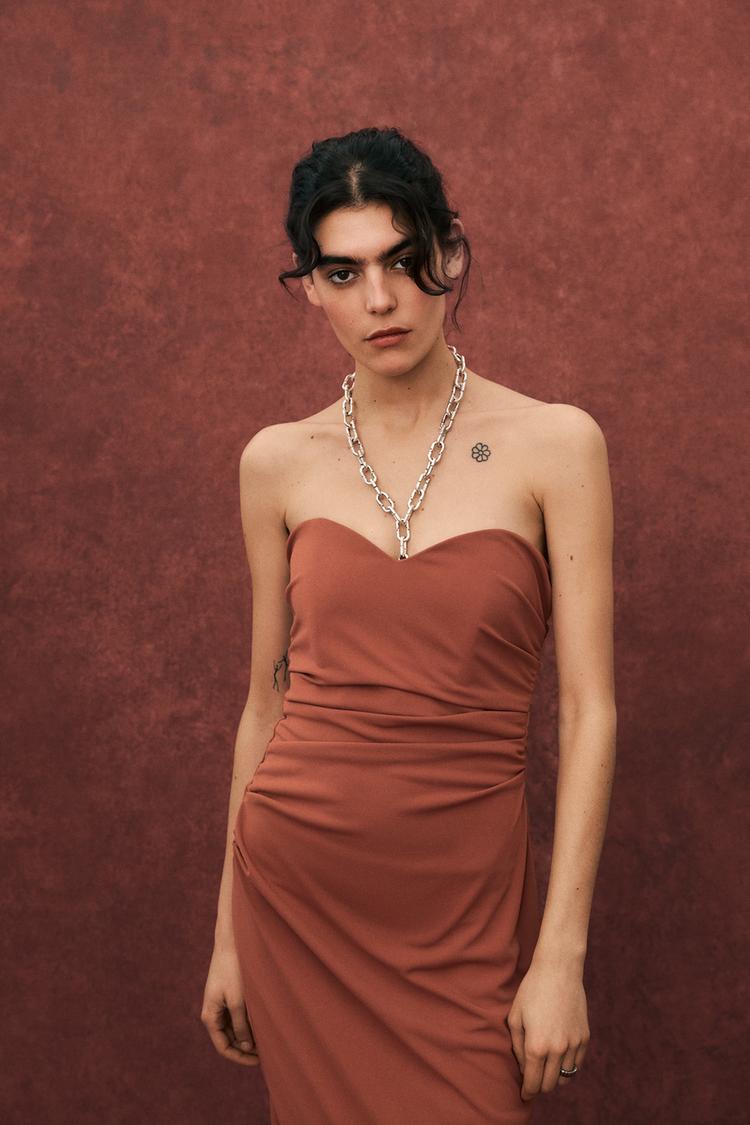 ROBE MI-LONGUE BUSTIER