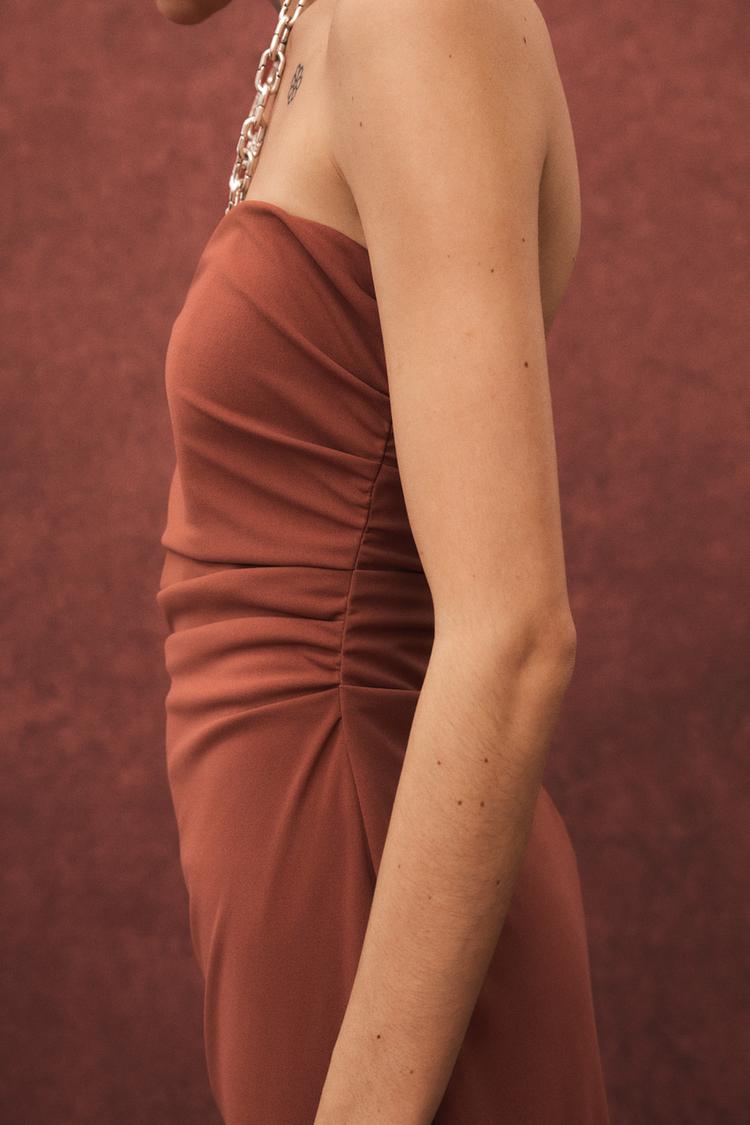 ROBE MI-LONGUE BUSTIER