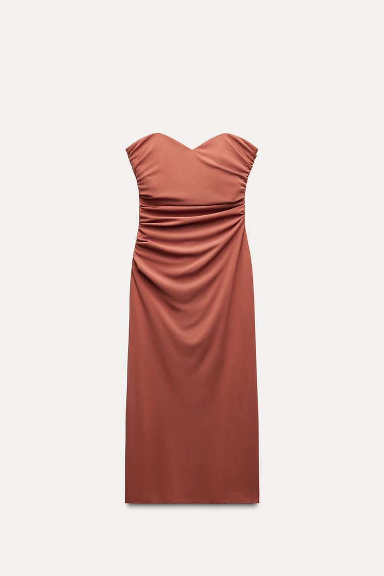 ROBE MI-LONGUE BUSTIER