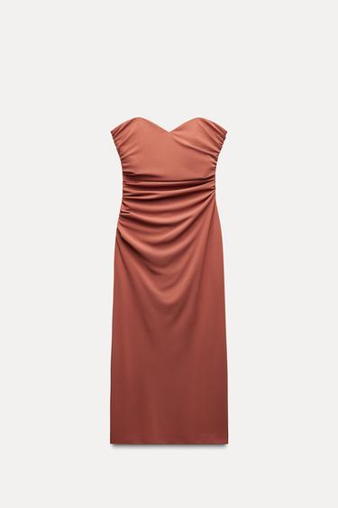 ROBE MI-LONGUE BUSTIER
