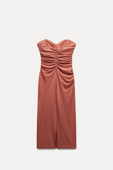 ROBE MI-LONGUE BUSTIER