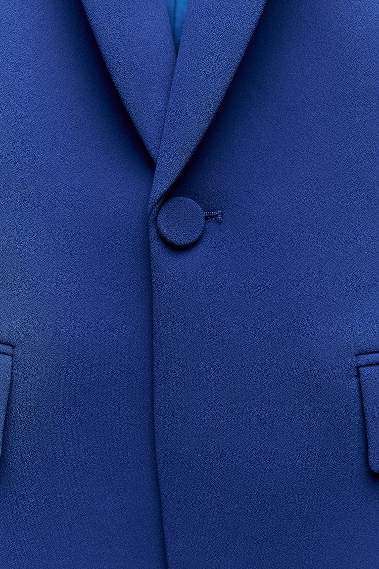 BLAZER CINTRÉ À COL SMOKING COLLECTION ZW