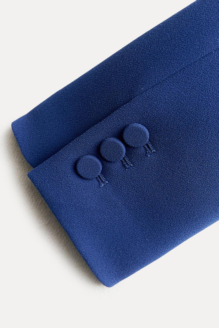 BLAZER CINTRÉ À COL SMOKING COLLECTION ZW