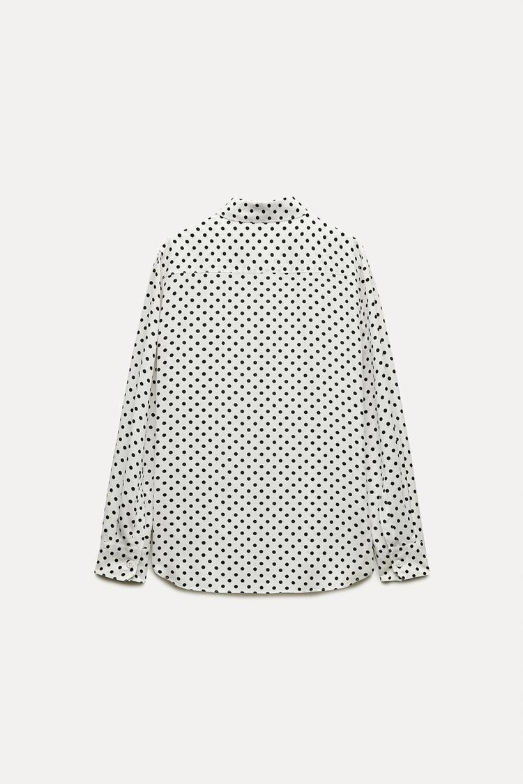 CHEMISE À IMPRIMÉ POIS COLLECTION ZW