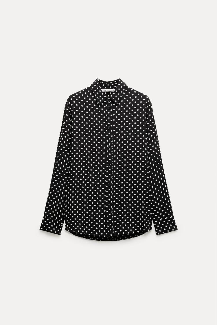 CHEMISE À IMPRIMÉ POIS COLLECTION ZW