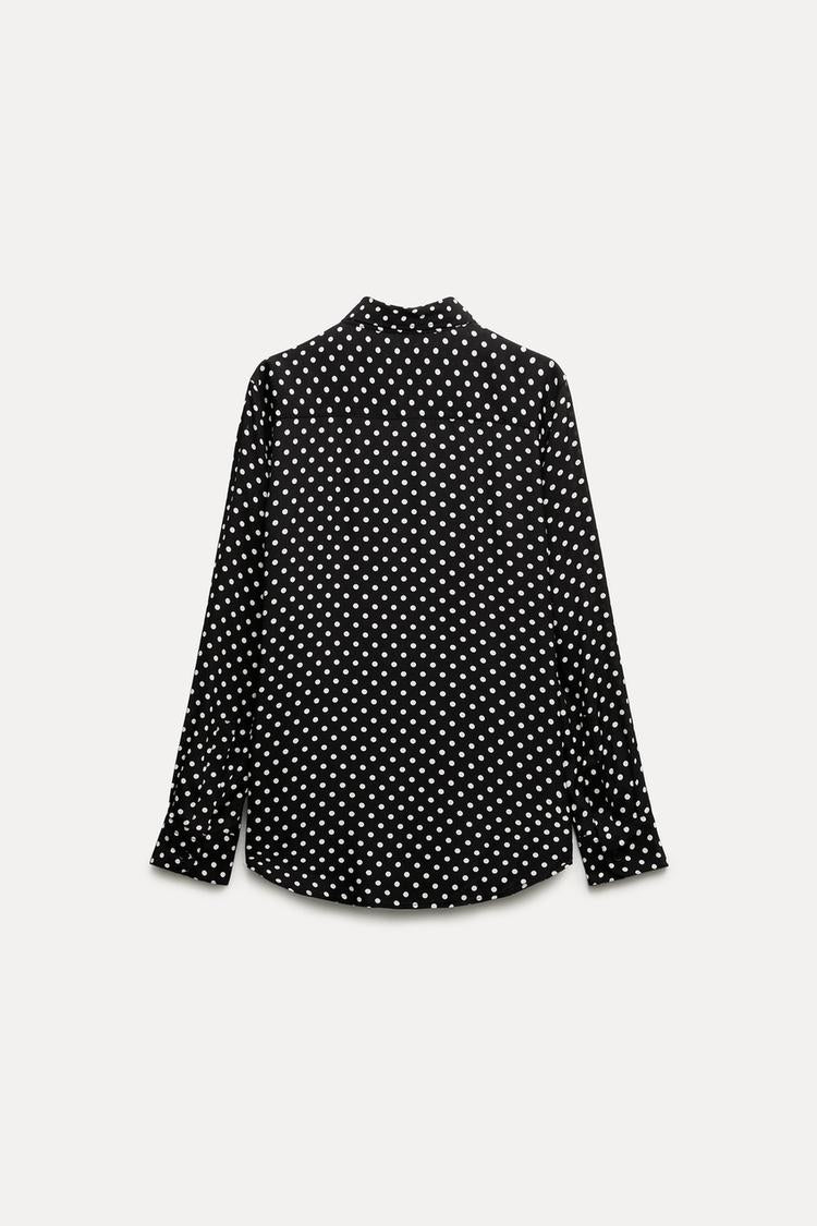 CHEMISE À IMPRIMÉ POIS COLLECTION ZW
