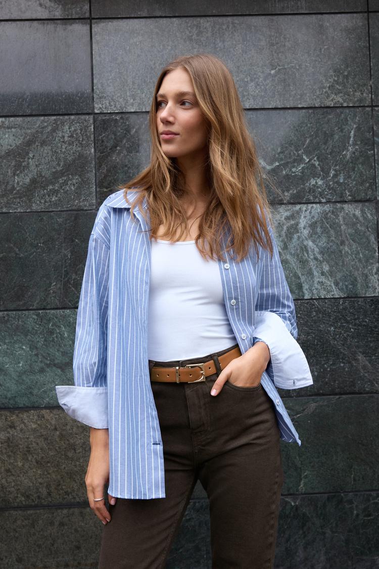 CHEMISE OXFORD AVEC COTON