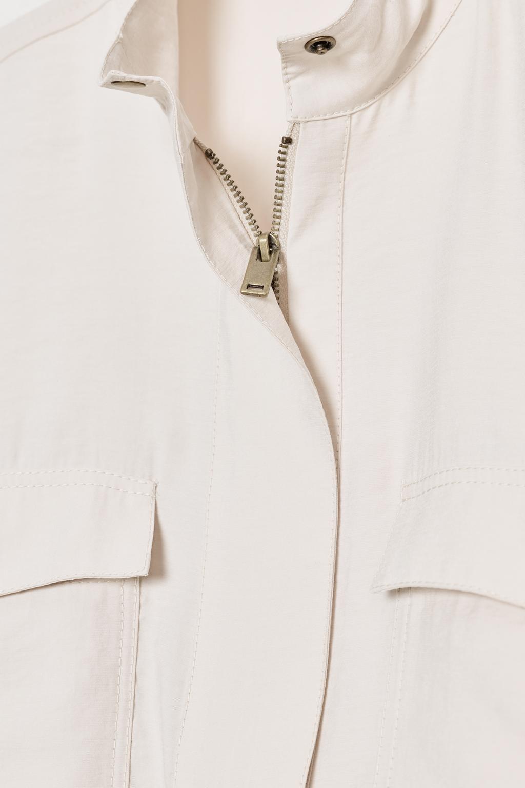 CHEMISE FLUIDE À COL MONTANT